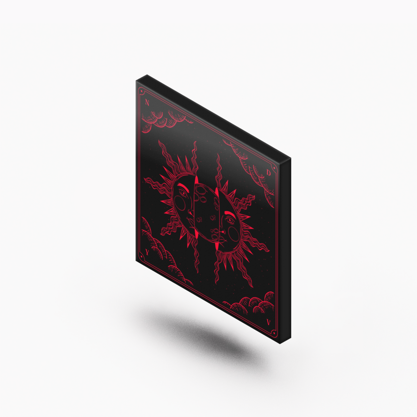 Crimson Twilight Canvas