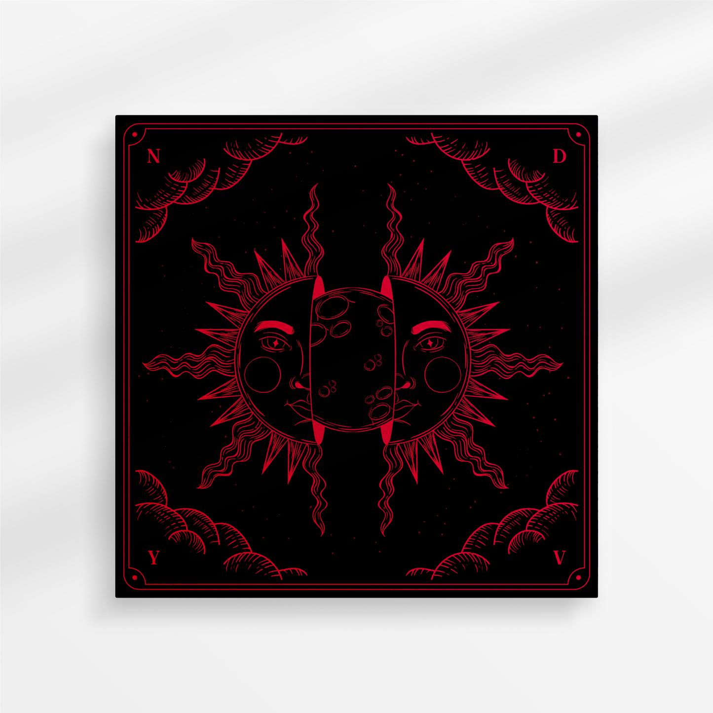 Crimson Twilight Canvas