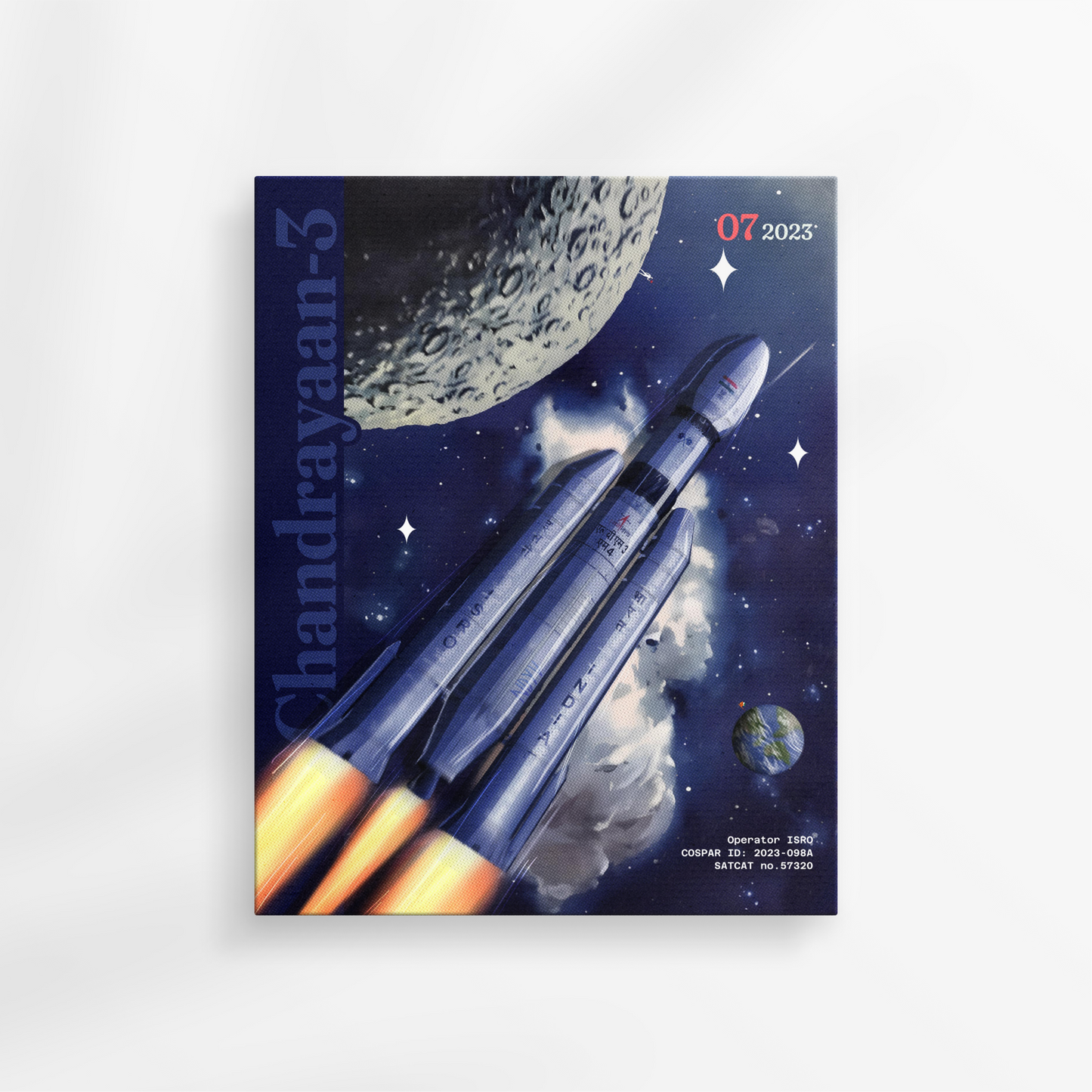 Vikram Lunar Canvas