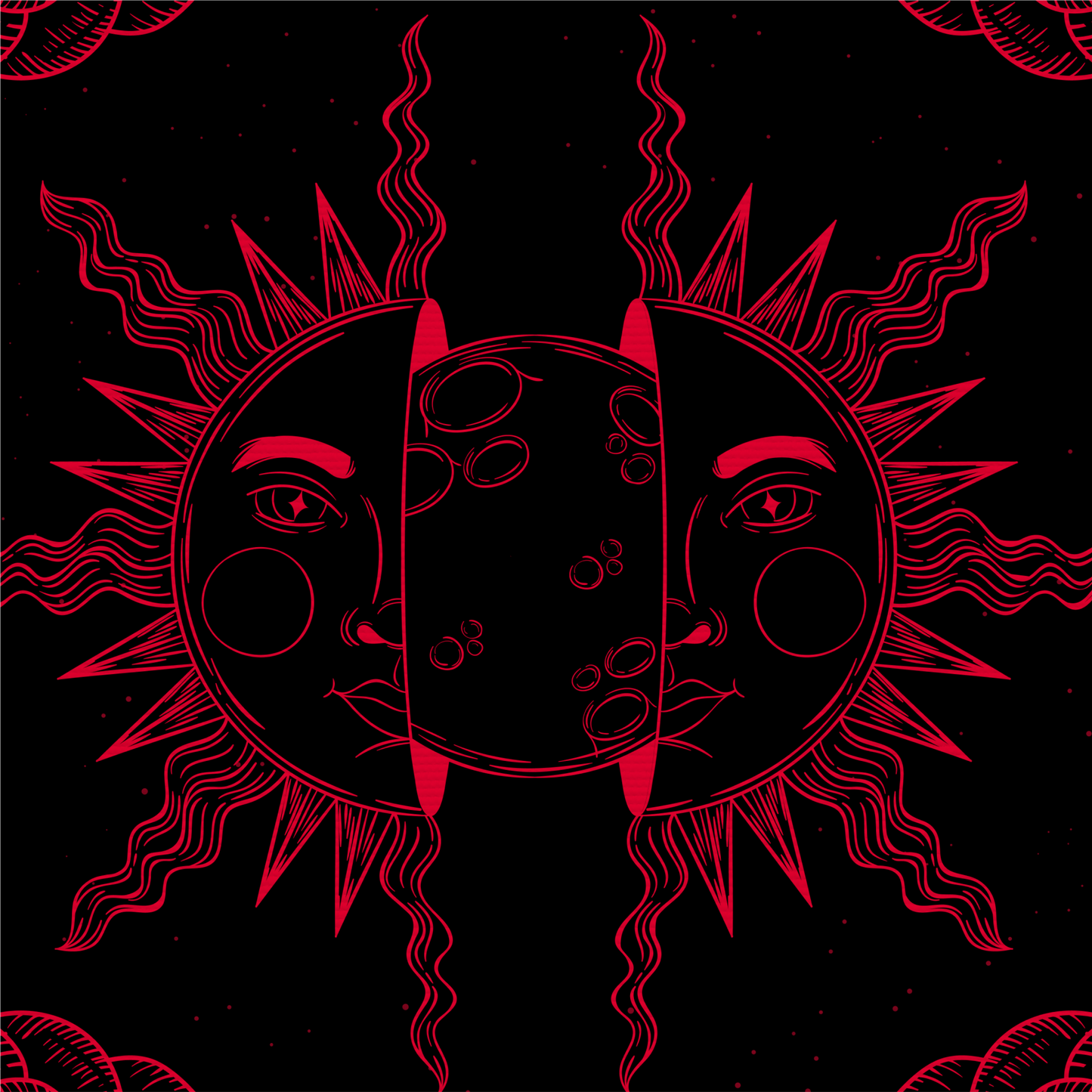 Crimson Twilight Canvas