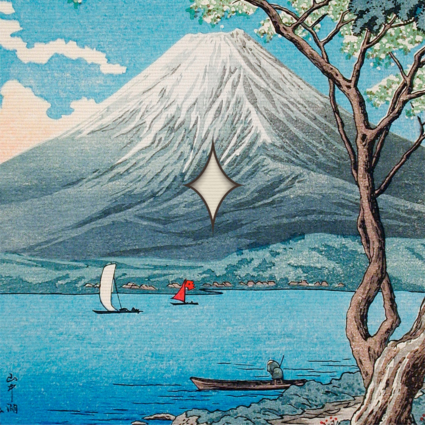 Fuji-Shore Canvas