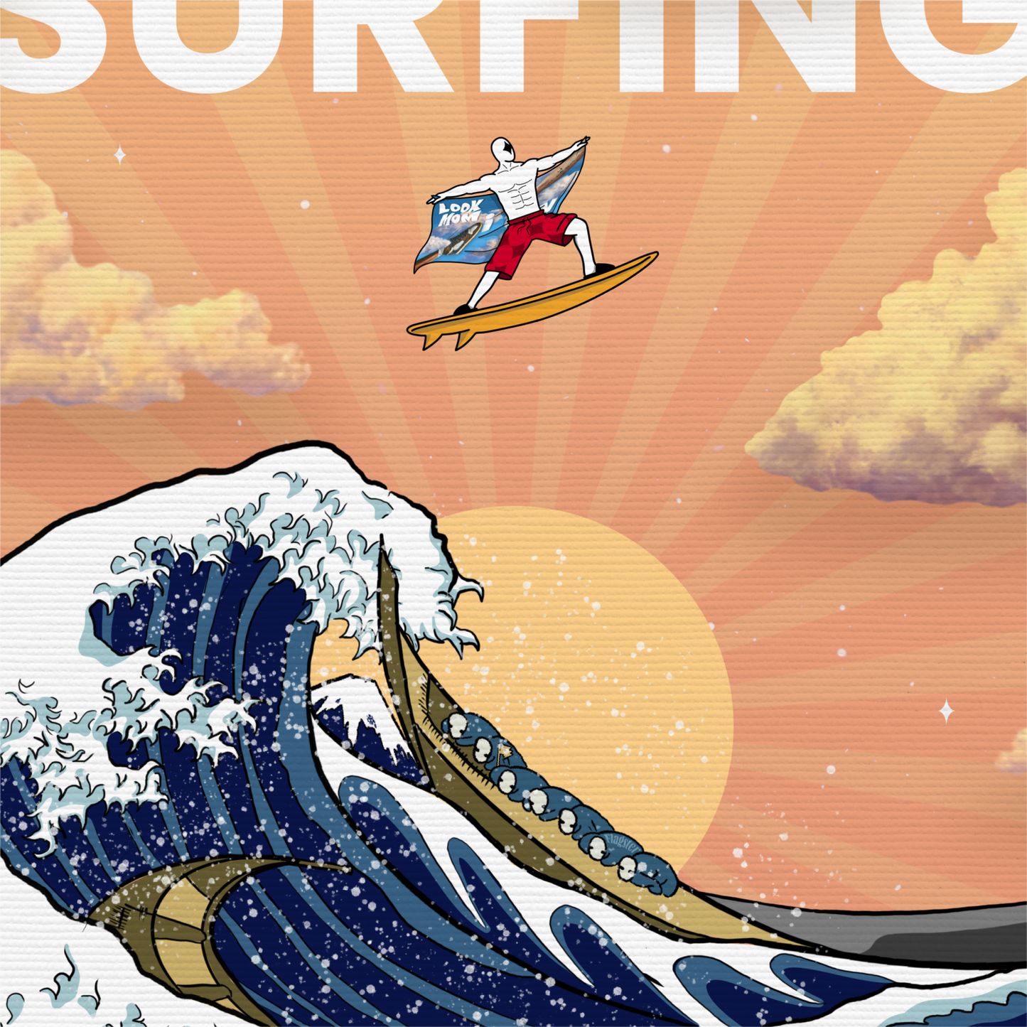 Sole Surfing Canvas
