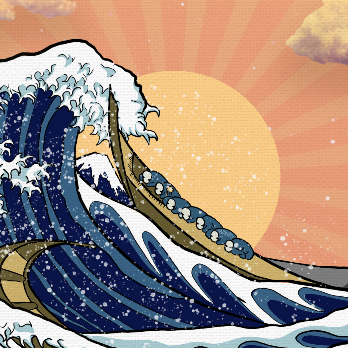 Sole Surfing Canvas
