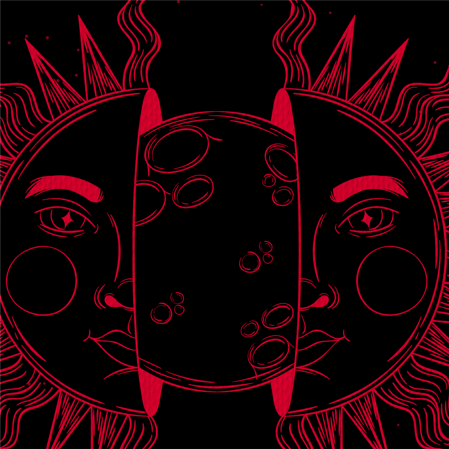Crimson Twilight Canvas