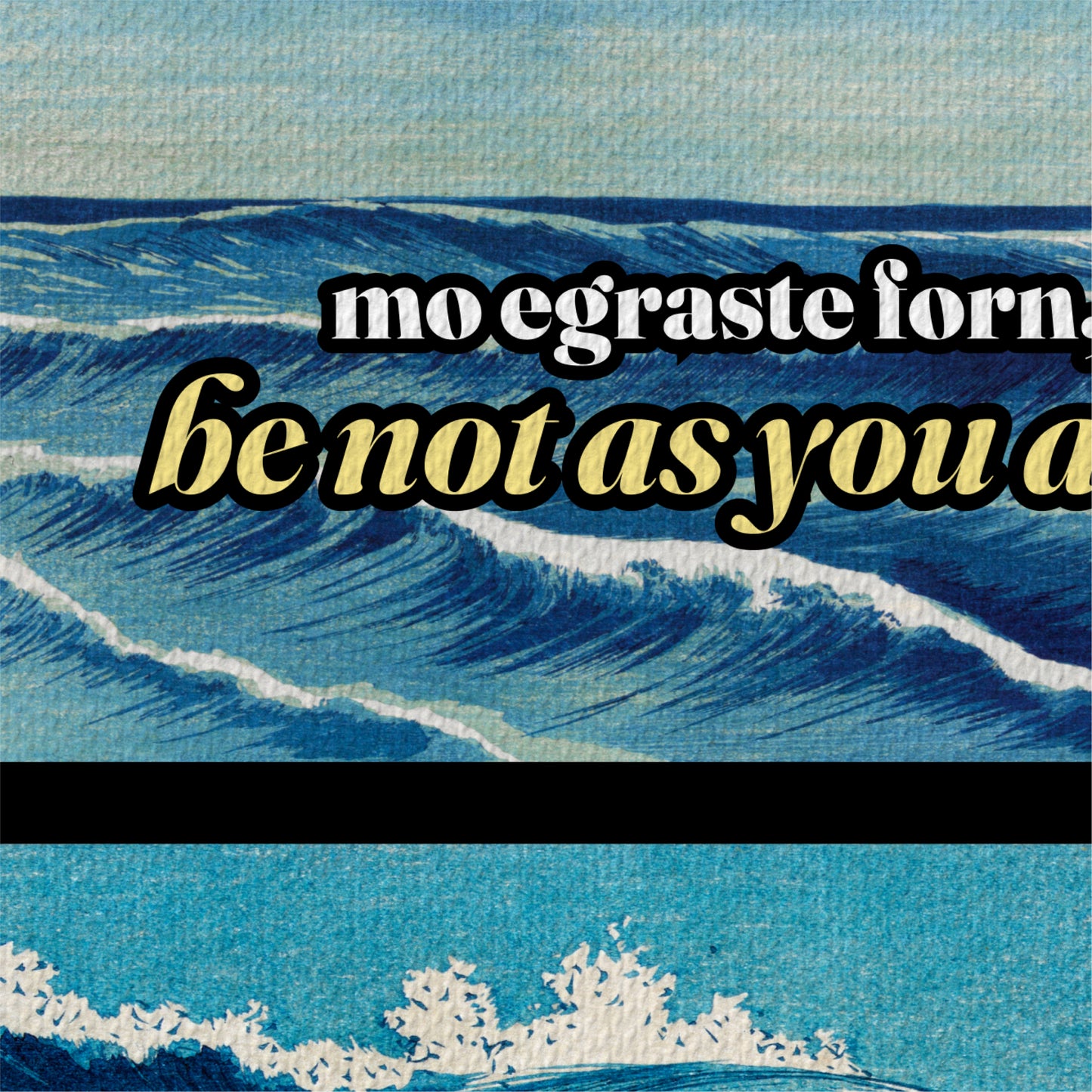 Waves of blue Canvas