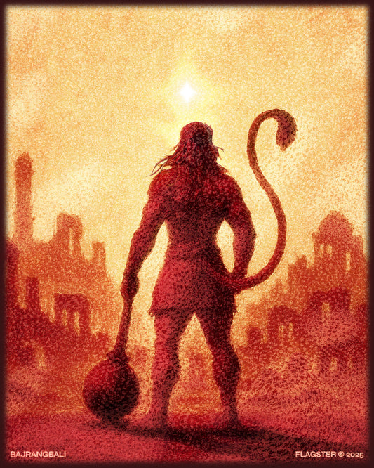 Bajrangbali - Canvas