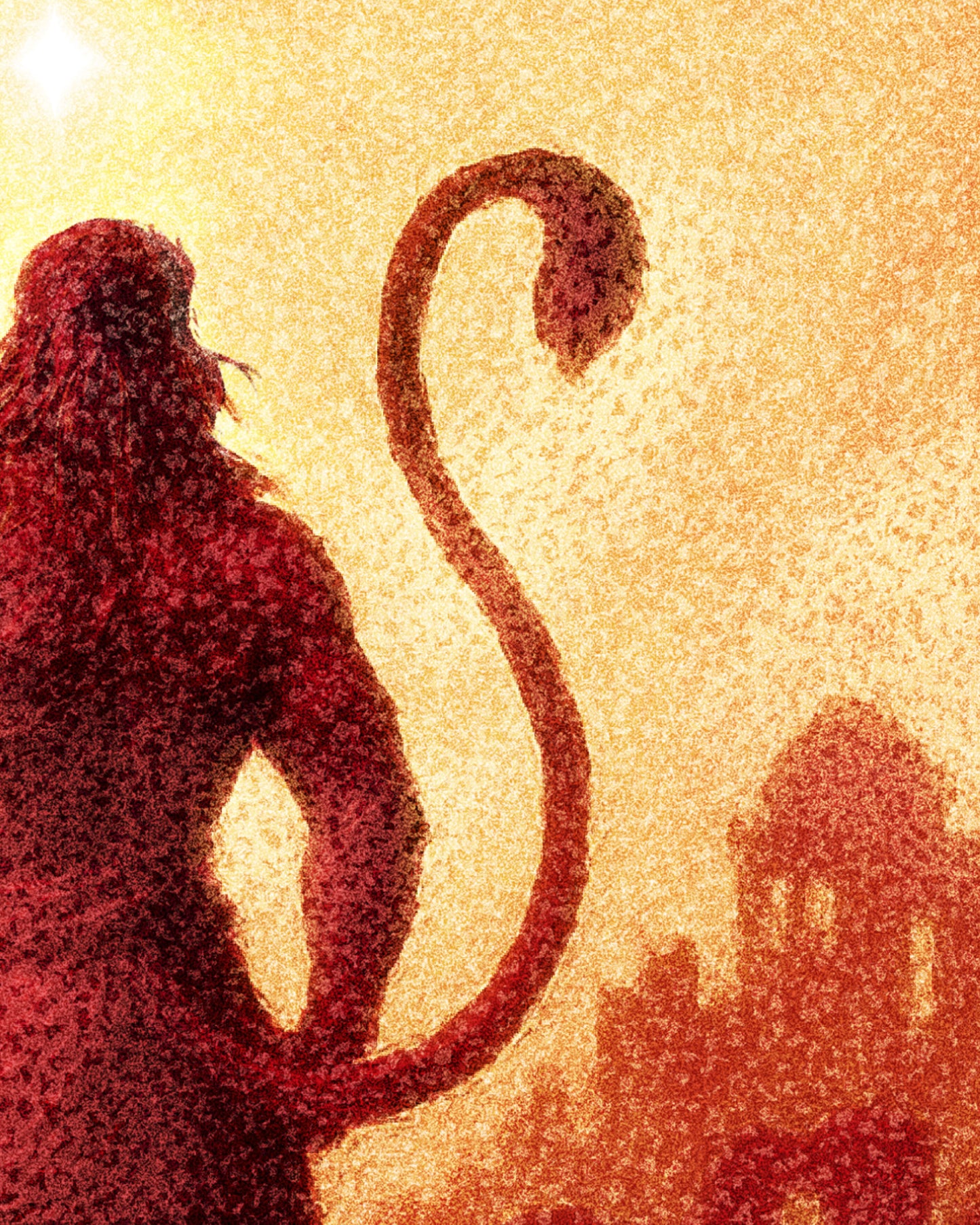 Bajrangbali - Canvas