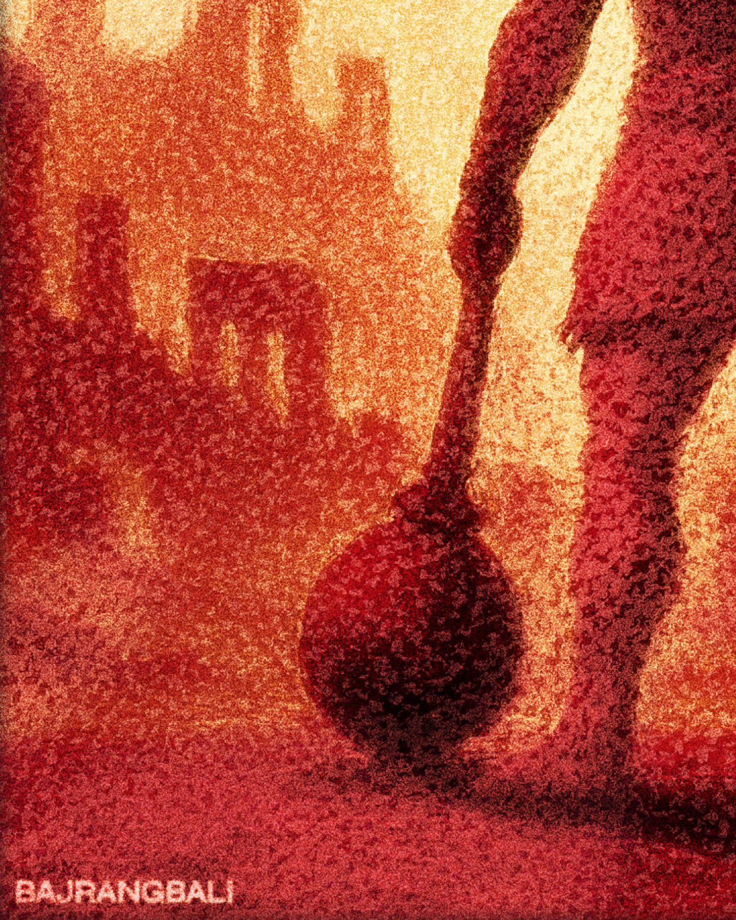 Bajrangbali - Canvas