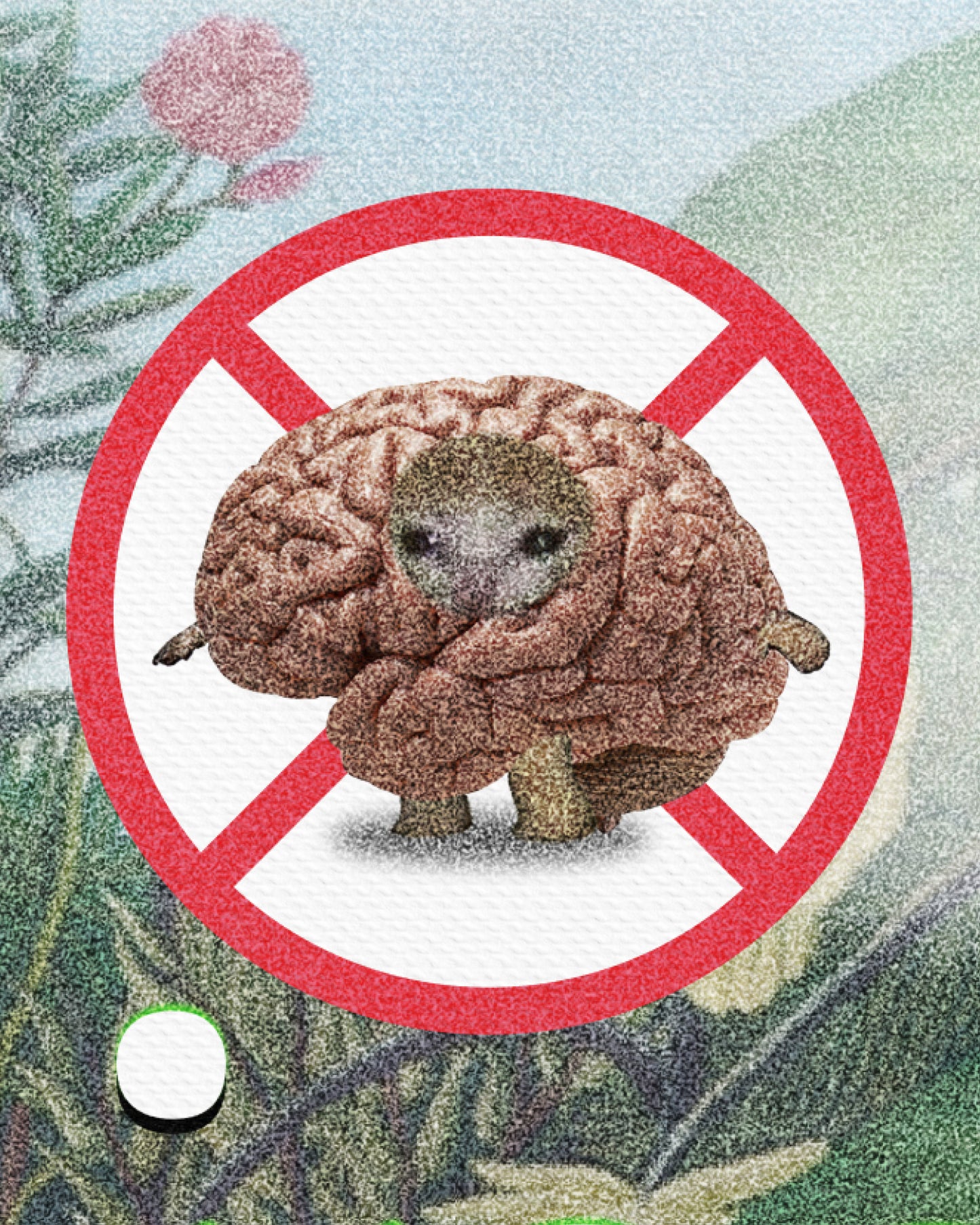 Stop Thinking - Canvas