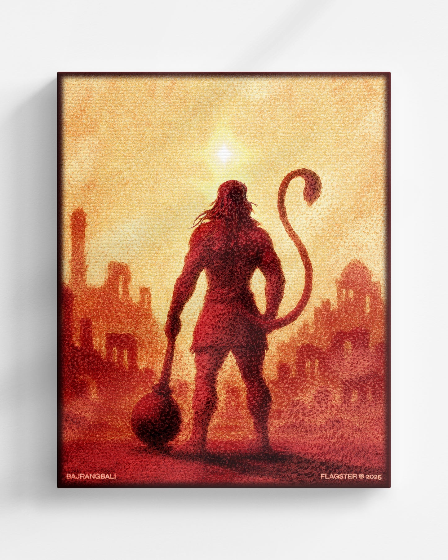 Bajrangbali - Canvas