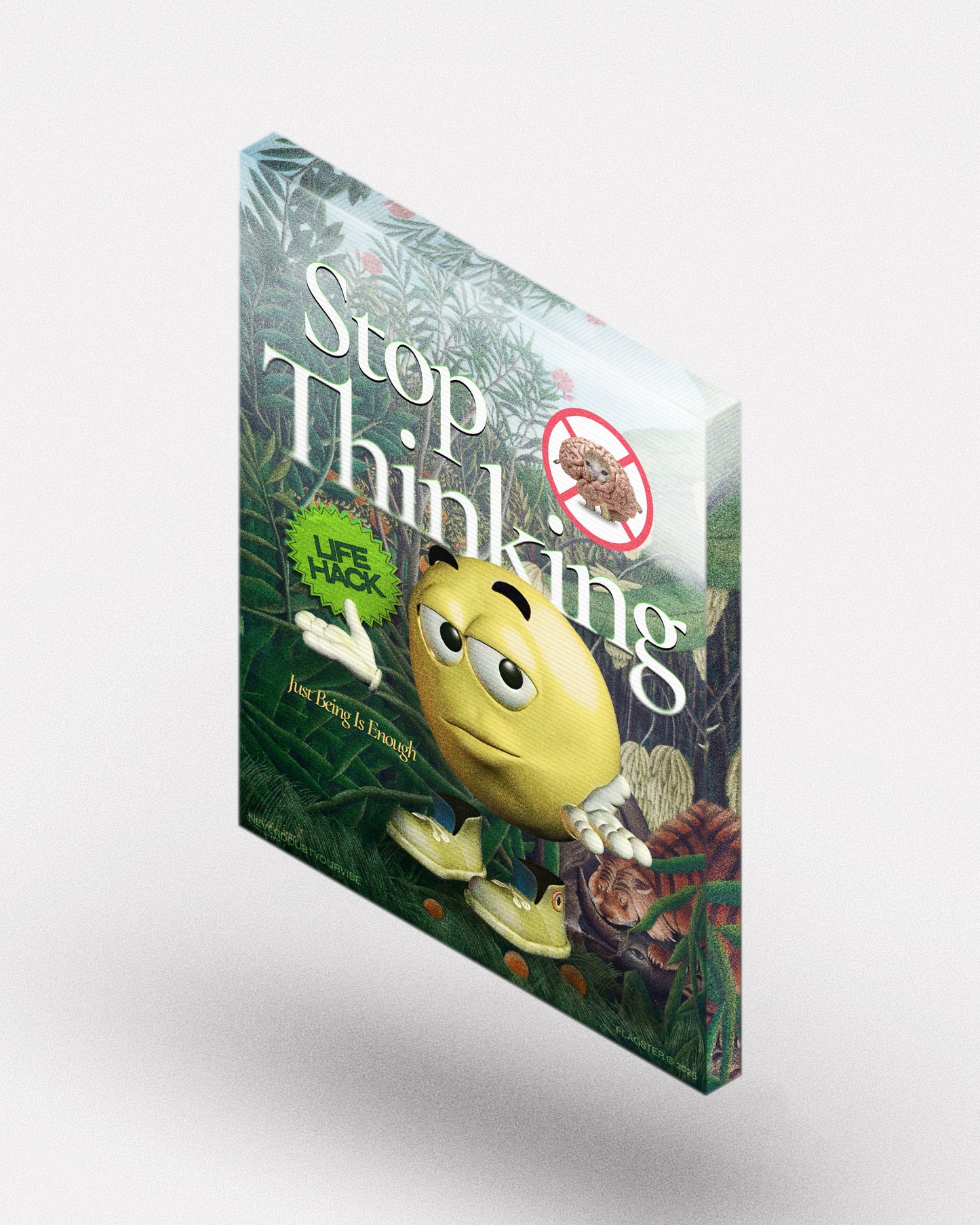 Stop Thinking - Canvas