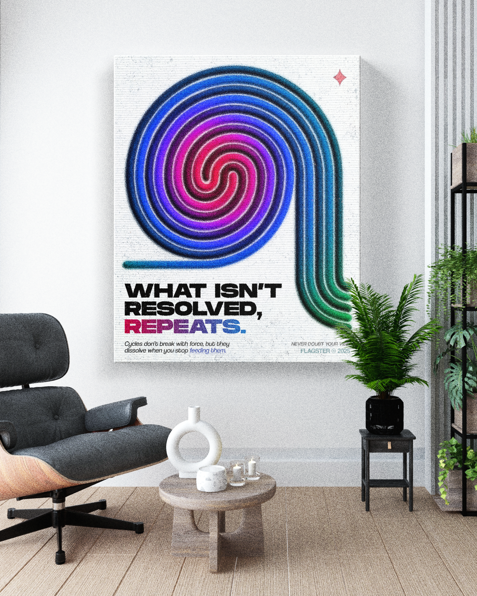Resolve Repeat- Canvas